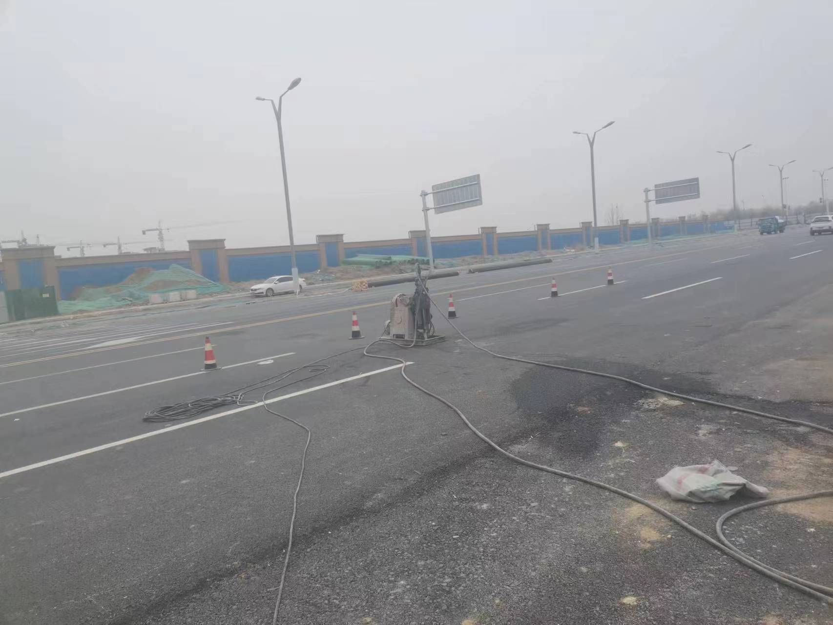 杜尔伯特马路注浆